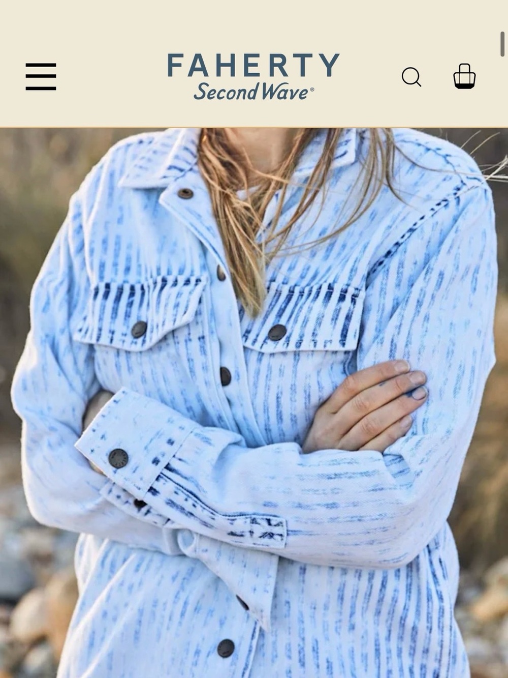 Faherty Topsail Savannah Jacket - Picture 7 of 8